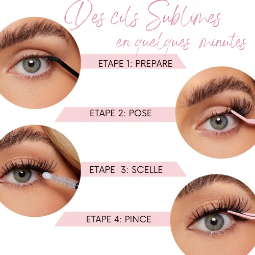 🌸 HunkyLash™ – Kit Bond & Seal + Remover Set | Extensions de cils maison longue tenue